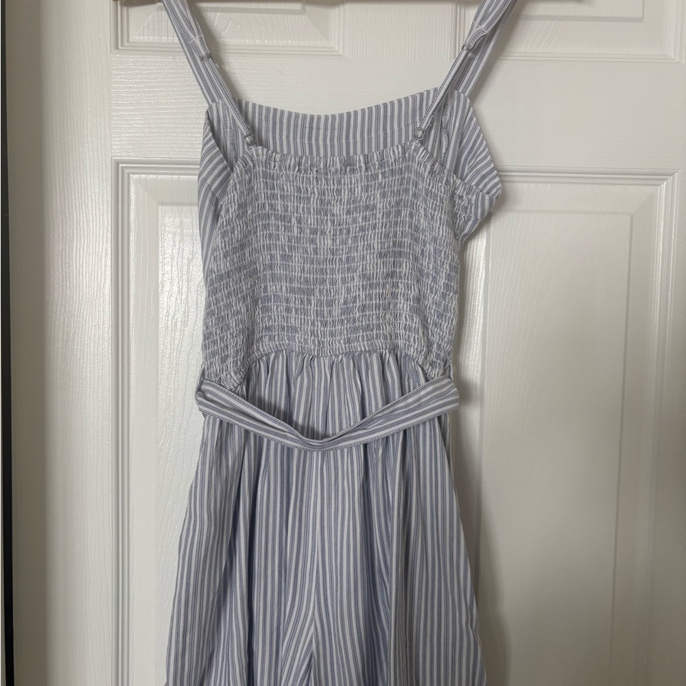 Hollister Striped Blue and White Romper - Picture 3 of 5